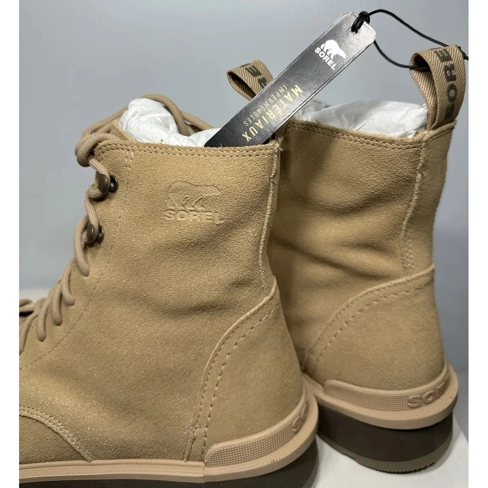 Sorel Hi-Line Lace Up Suede Waterproof Boots Men Size 9